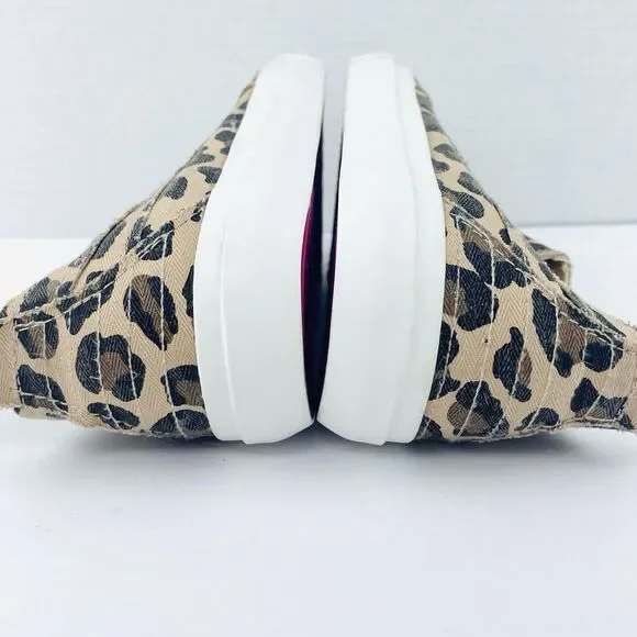 Corkys Womens SZ 8 Babalu Animal Print Slip On Canvas Sneakers Shoes Laceless - Picture 12 of 14